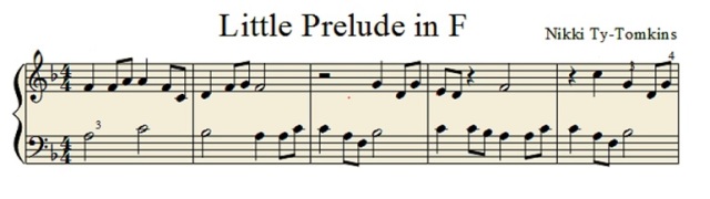 Little Prelude in F clip